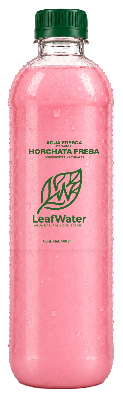 Agua Leaf Water sabor Horchata Fresa