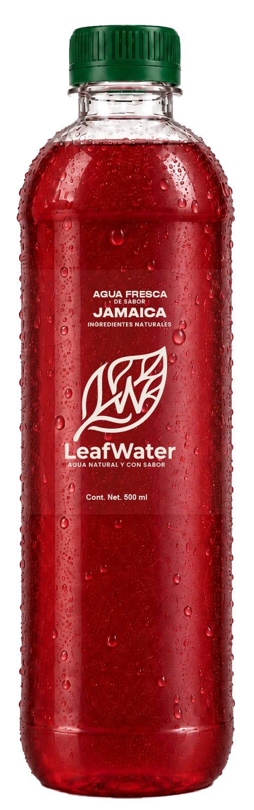 Agua Leaf Water sabor Jamaica