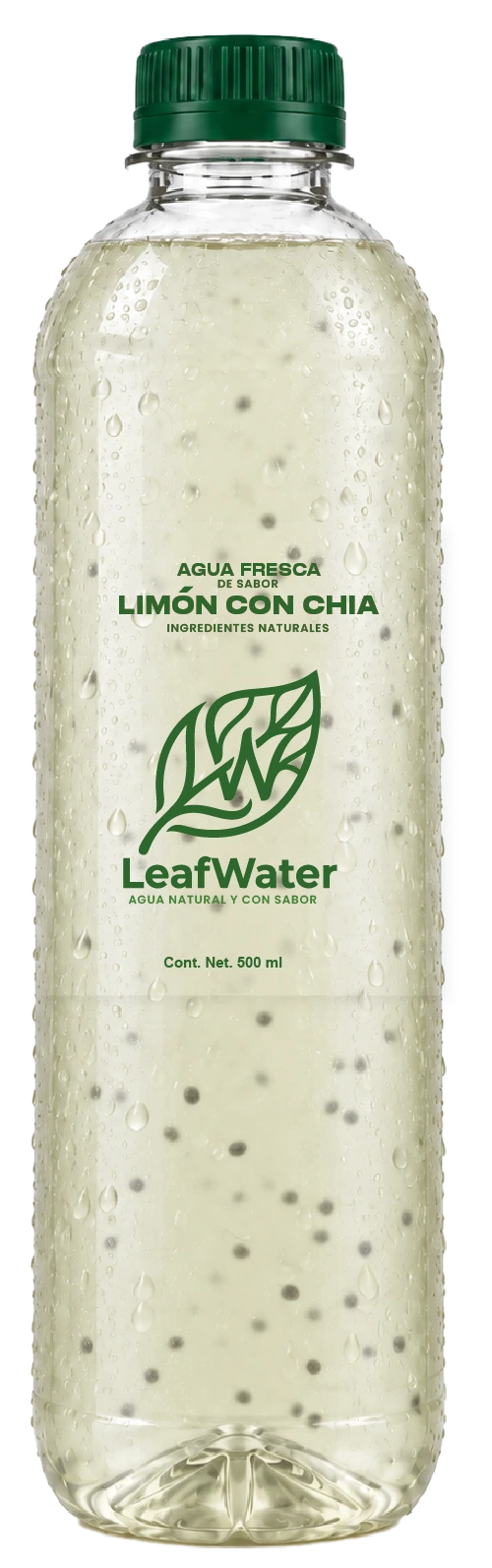 Agua Leaf Water sabor Limón Chía