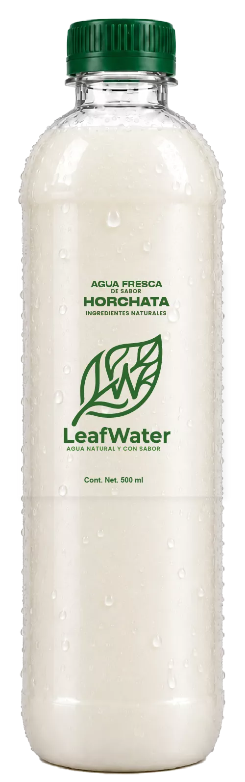 Botella Leaf Water sabor Horchata