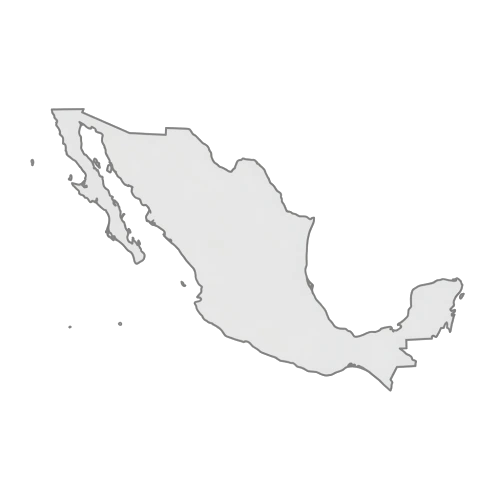 Mapa de la República Mexicana - Cobertura Leaf Water